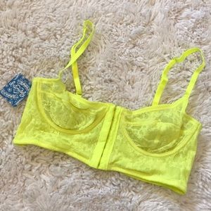 Free people neon bra